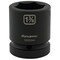Dynamic 1" Drive Standard Socket, Black Phosphate, Tools 1-3/8" X 1" Drive, 6 Point Standard Length D025344 - alternate 4